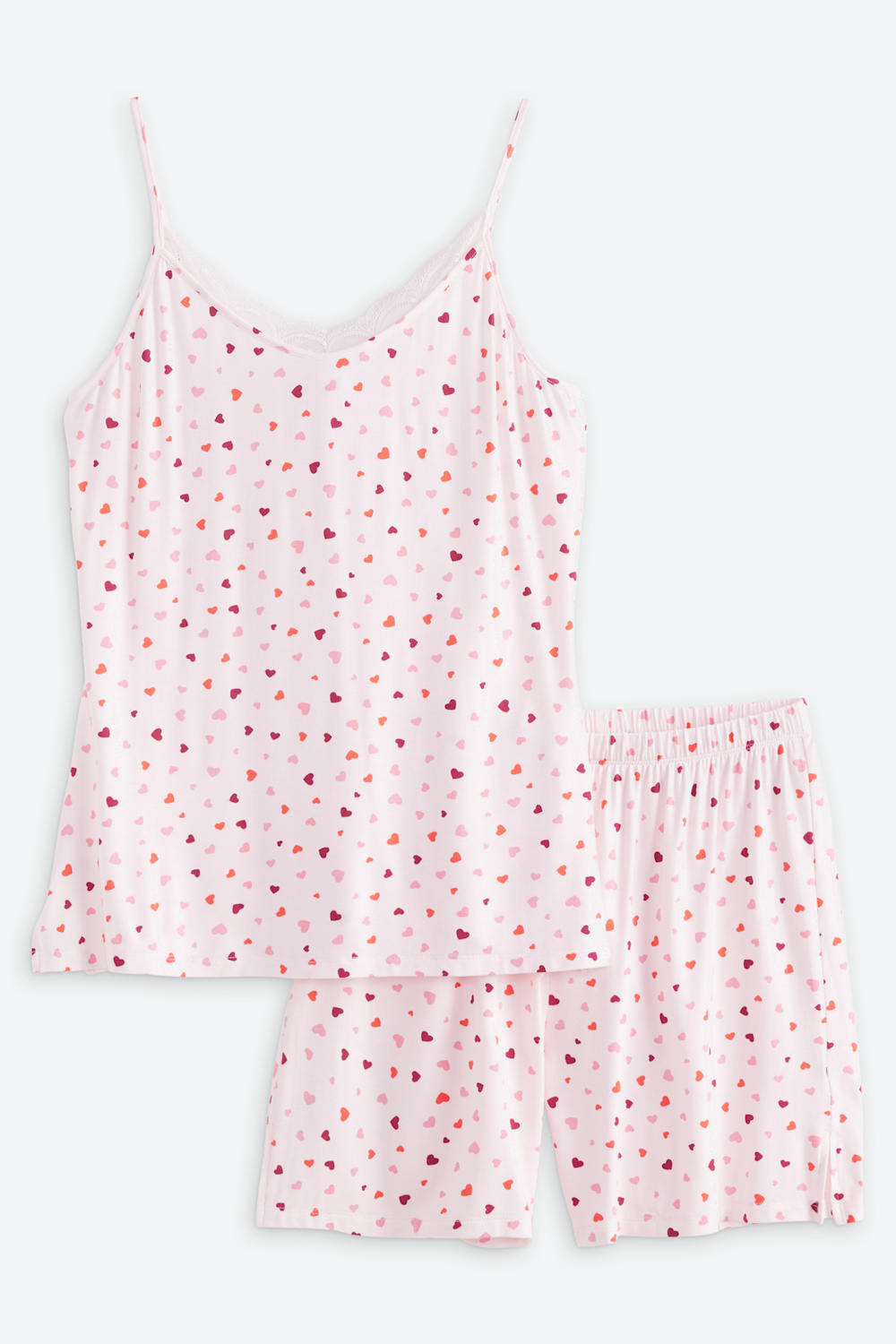 DreamCool Adjustable Lace Tank and Short Sleep Set