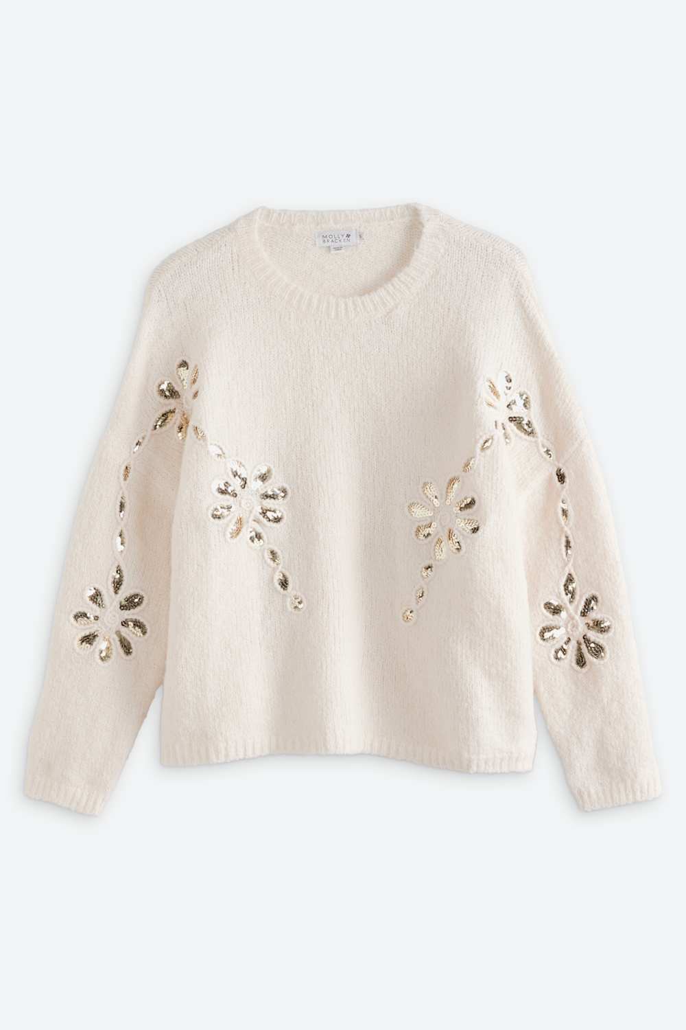 Callie Knitted Sequin Sweater