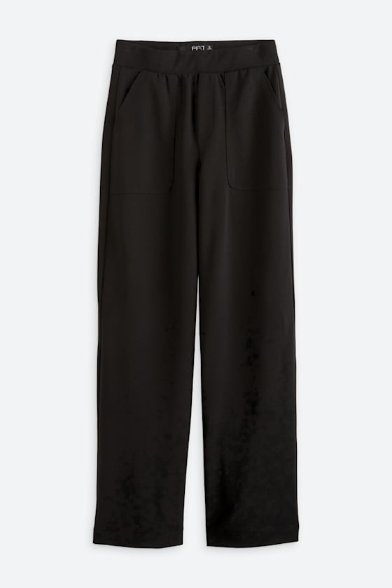 Esme Knit Crepe Wide Leg Trouser