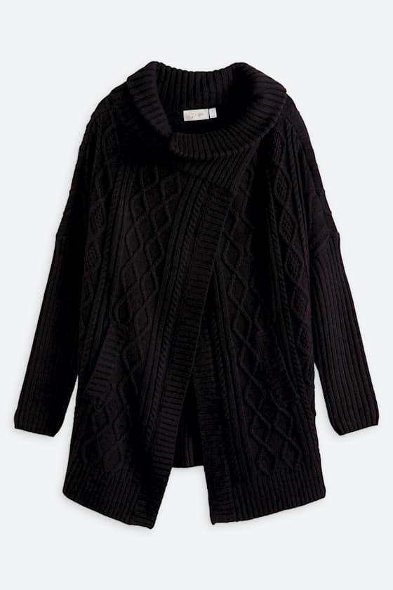 Mal Long Cable Cardigan