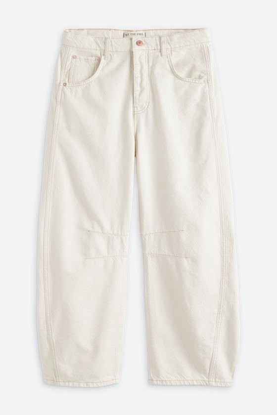 Good Luck Mid Rise Barrel Jean