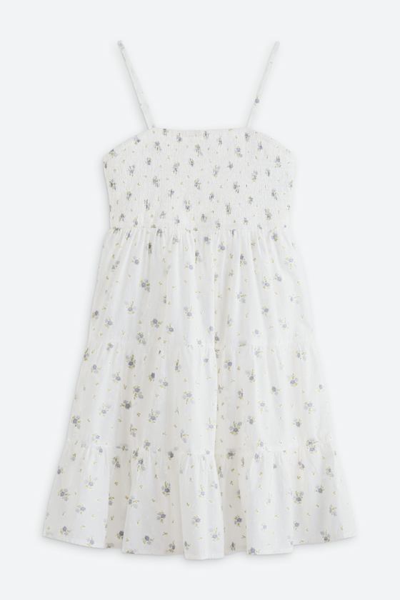 Tiered Ruffle Ditsy Mini Dress