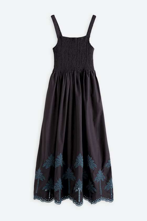 Selene Smocked Top Gauze Dress