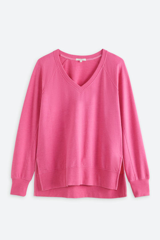 Modern V Neck Weekender Sweatshirt