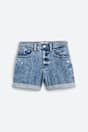 Dads Girl Eco Distressed Cuffed Mom Short