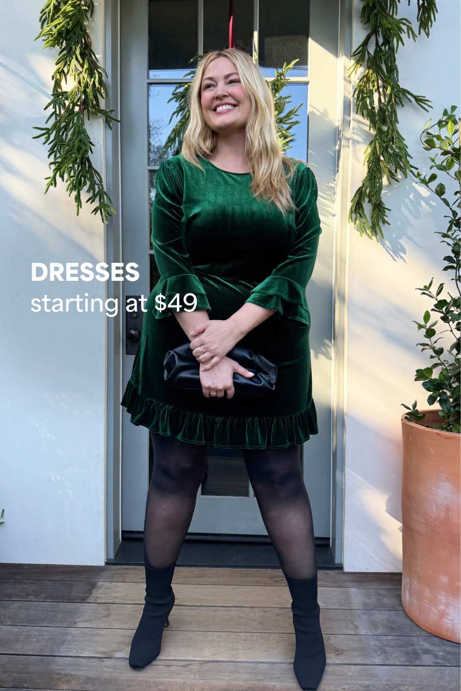 Dresses starting at $49
