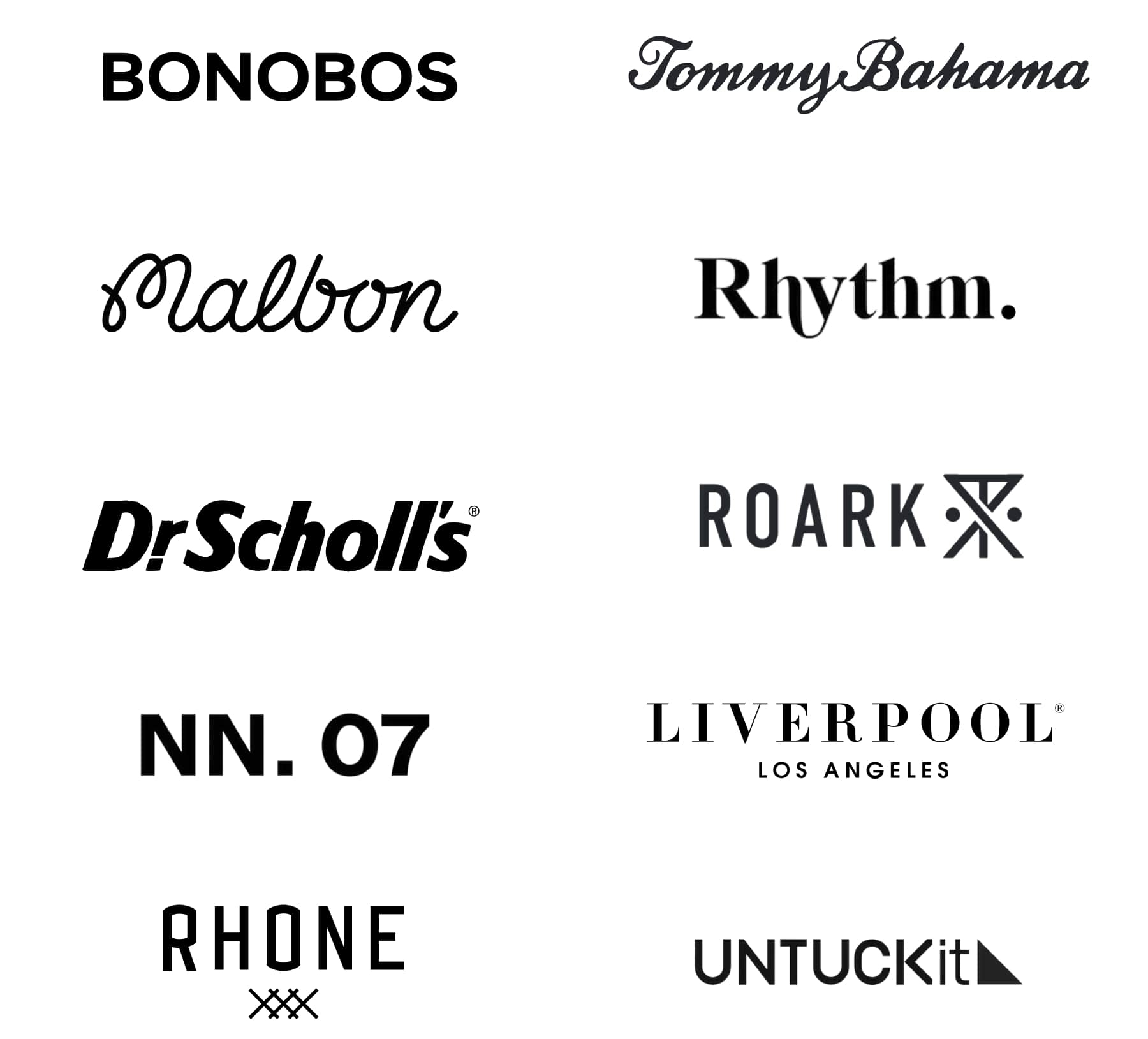 New Balance, TOMS, Bella Dahl, Michael Kors, Rails, Petal & Pup, Beyond Yoga, Paige, KUT from the Kloth, Vince Camuto