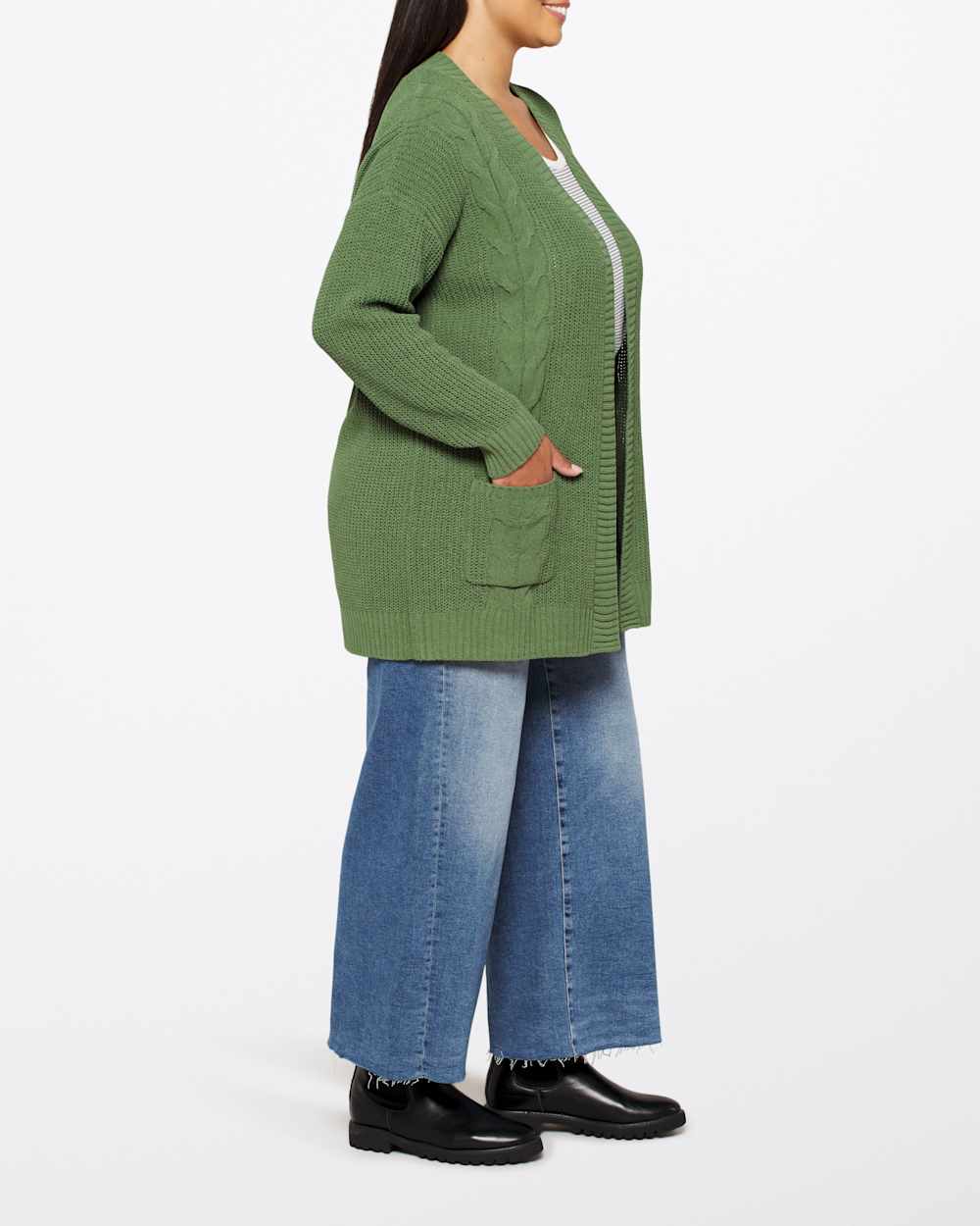Donovan Chenille Open Cardigan