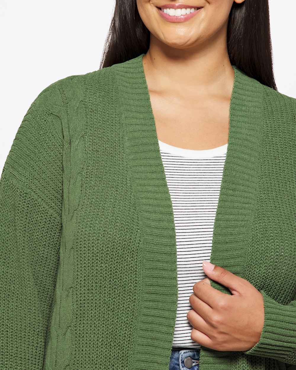 Donovan Chenille Open Cardigan