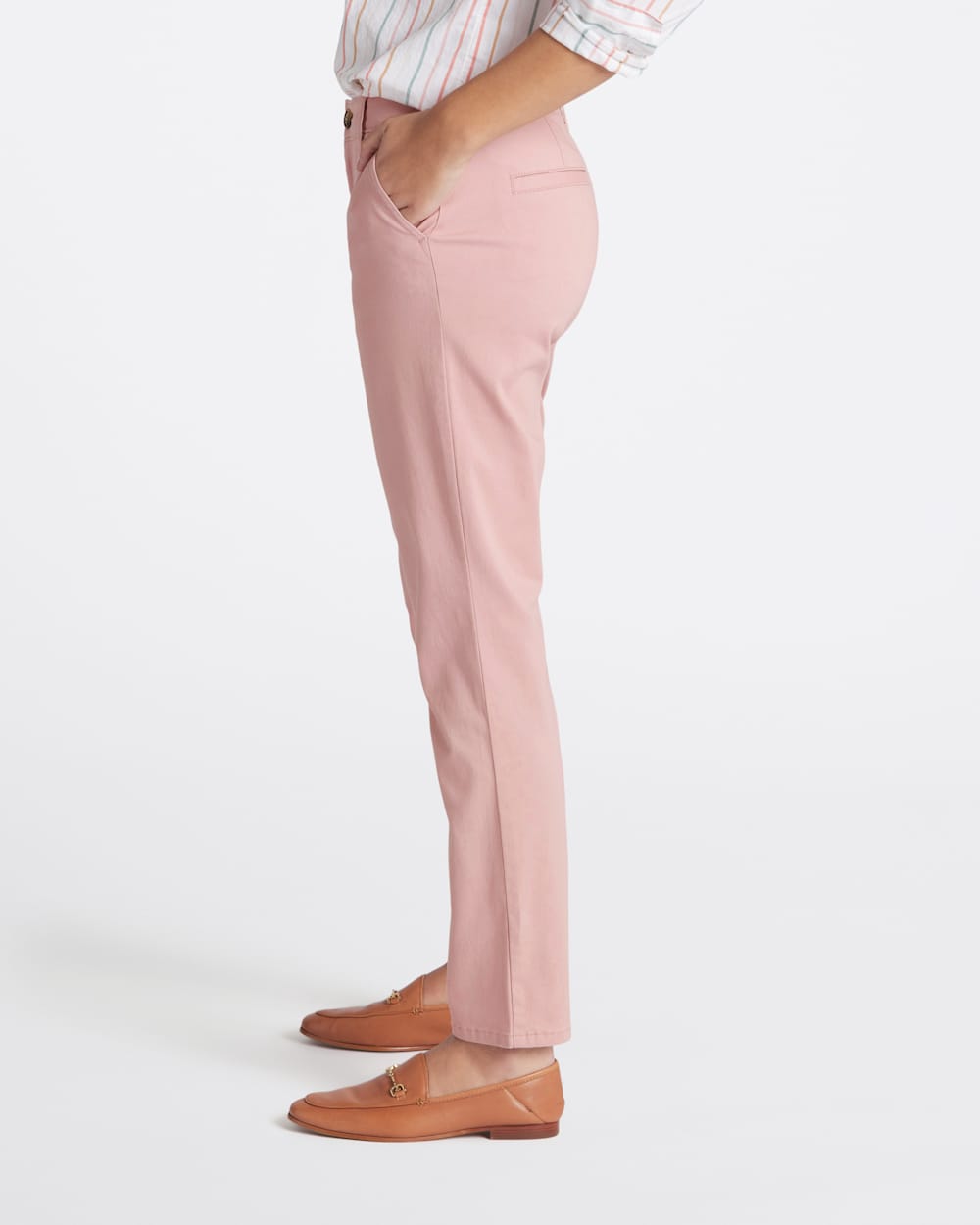 Madison Mid Rise Slim Straight Chino Pant