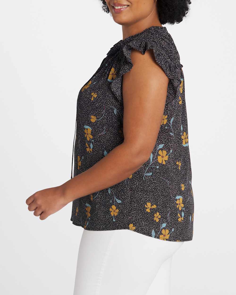 Alva Ruffle Detail Blouse
