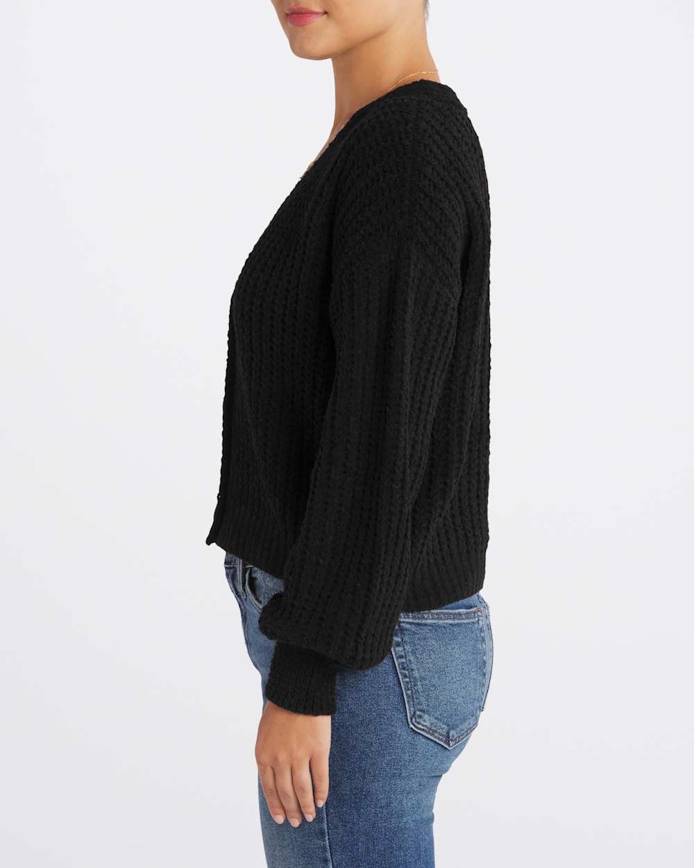 Audrey Cropped Button Front Cardigan