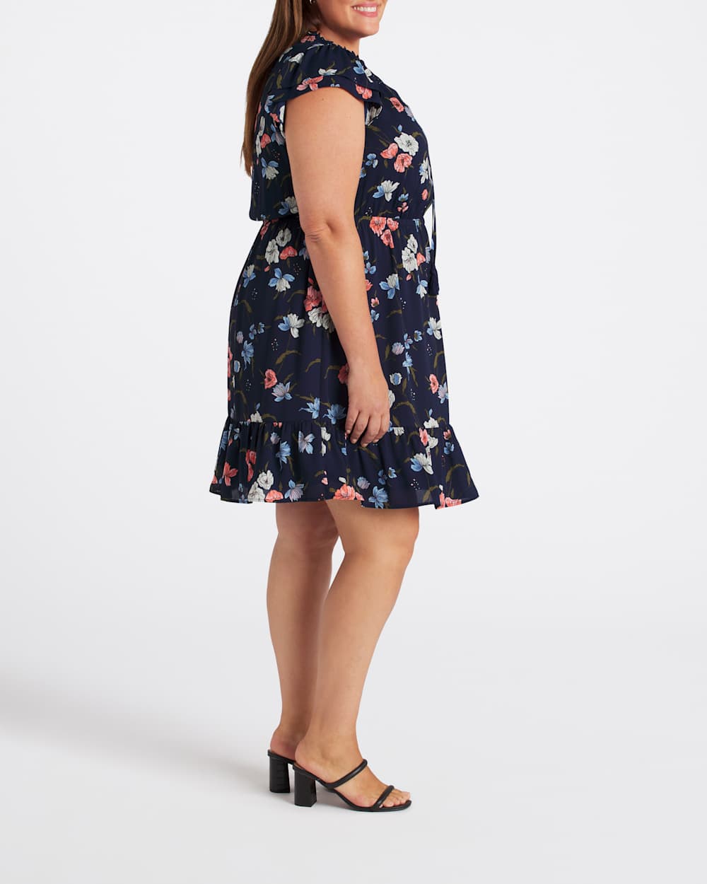 Clio Flutter Sleeve Aline Dress