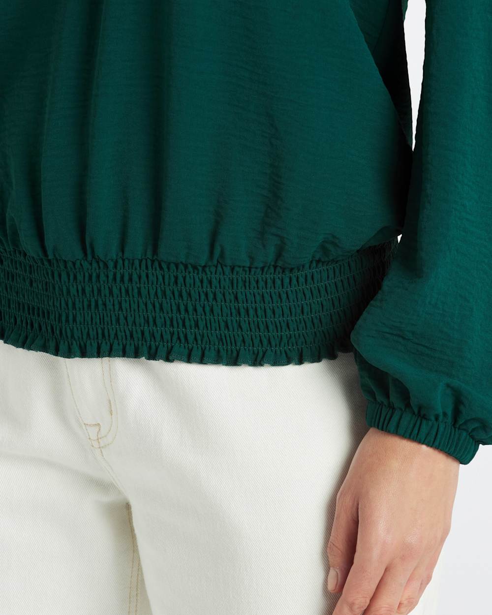Ina Chiffon Smocked Bottom Blouse