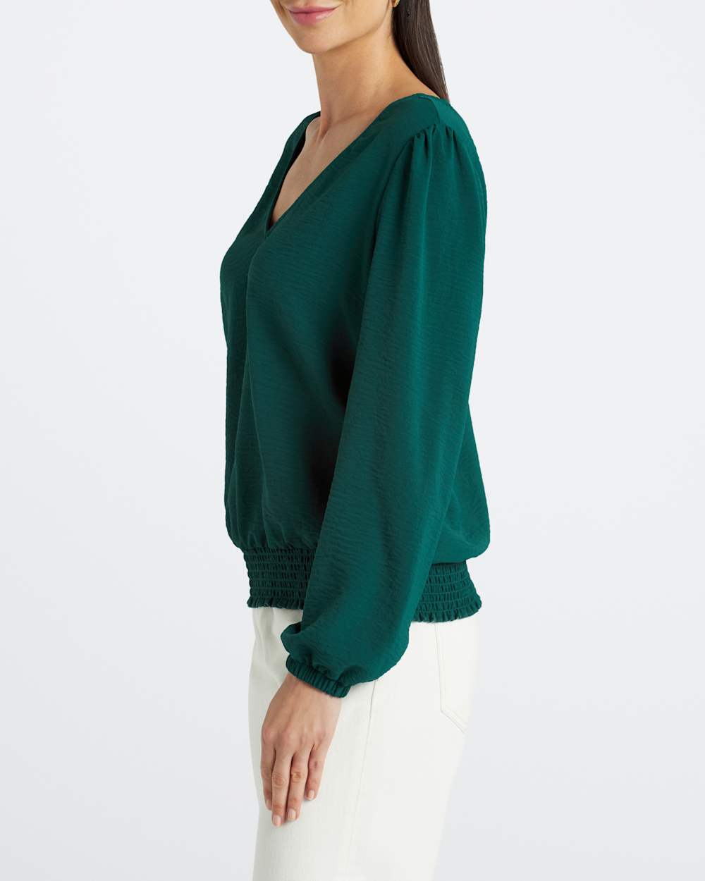Ina Chiffon Smocked Bottom Blouse