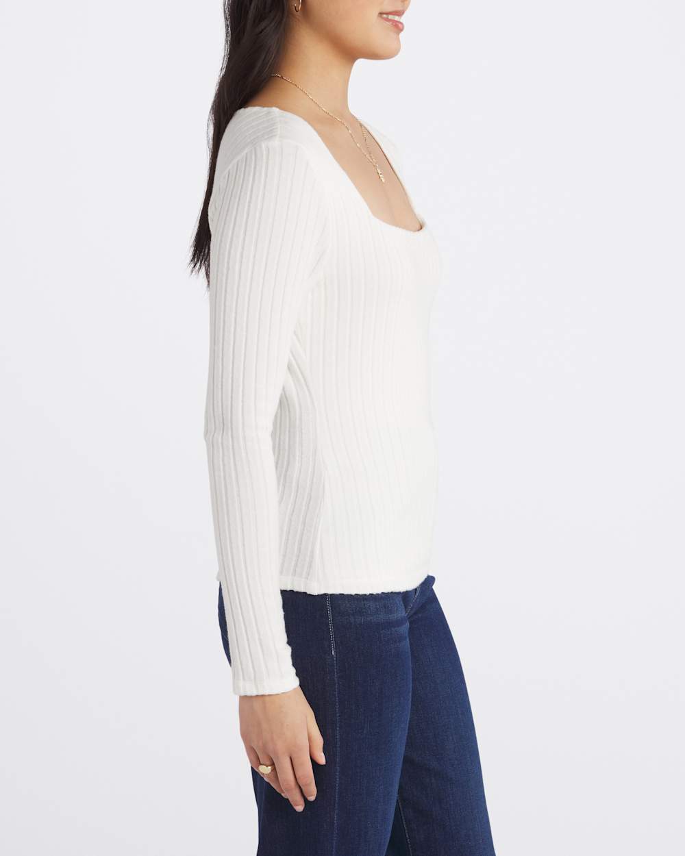 Gwendolyn Square Neck Knit Top