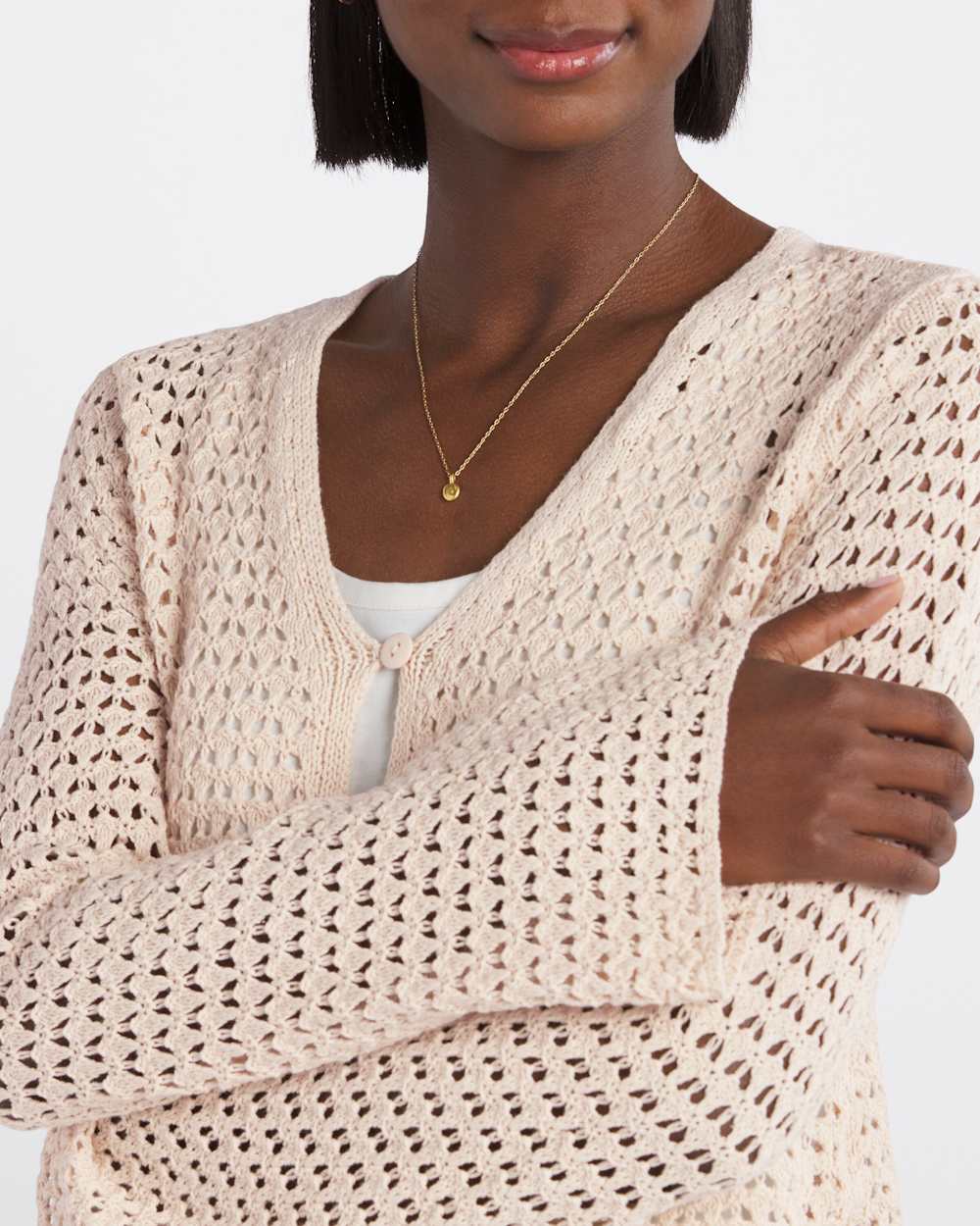 Lanora Long Sleeve Crochet Cardigan