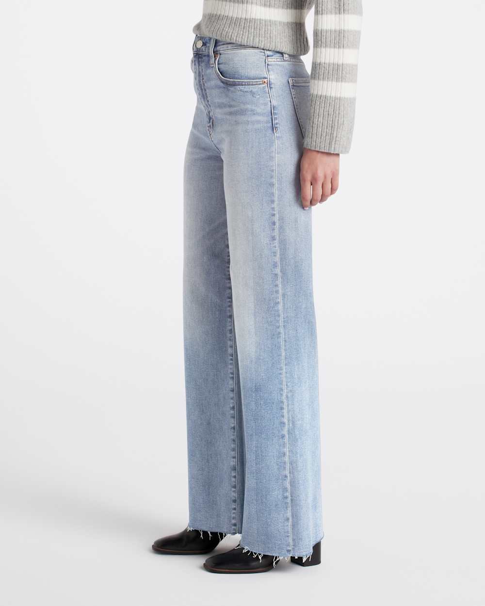 Far Out High Rise Wide Leg Jean