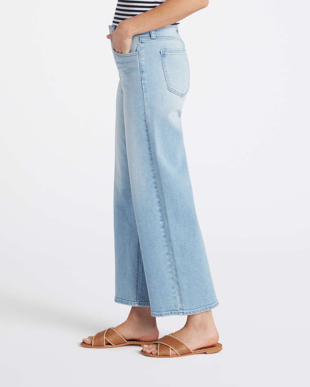 Maia Slim Wide Leg Jean