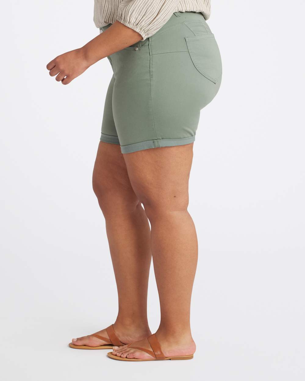 Illiana Ab Solution Cuffed Denim Short