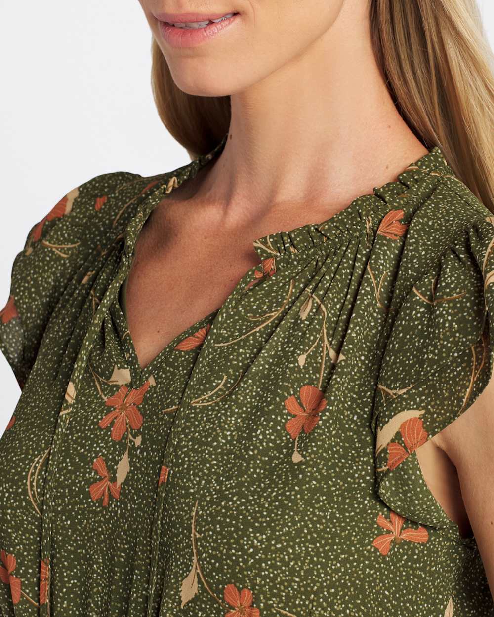 Clio Flutter Sleeve Aline Dress