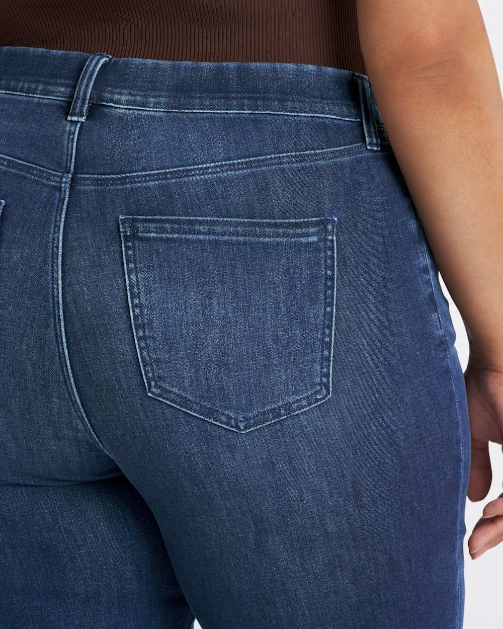 Gia Glider Pull-On Slim Straight Leg Jean