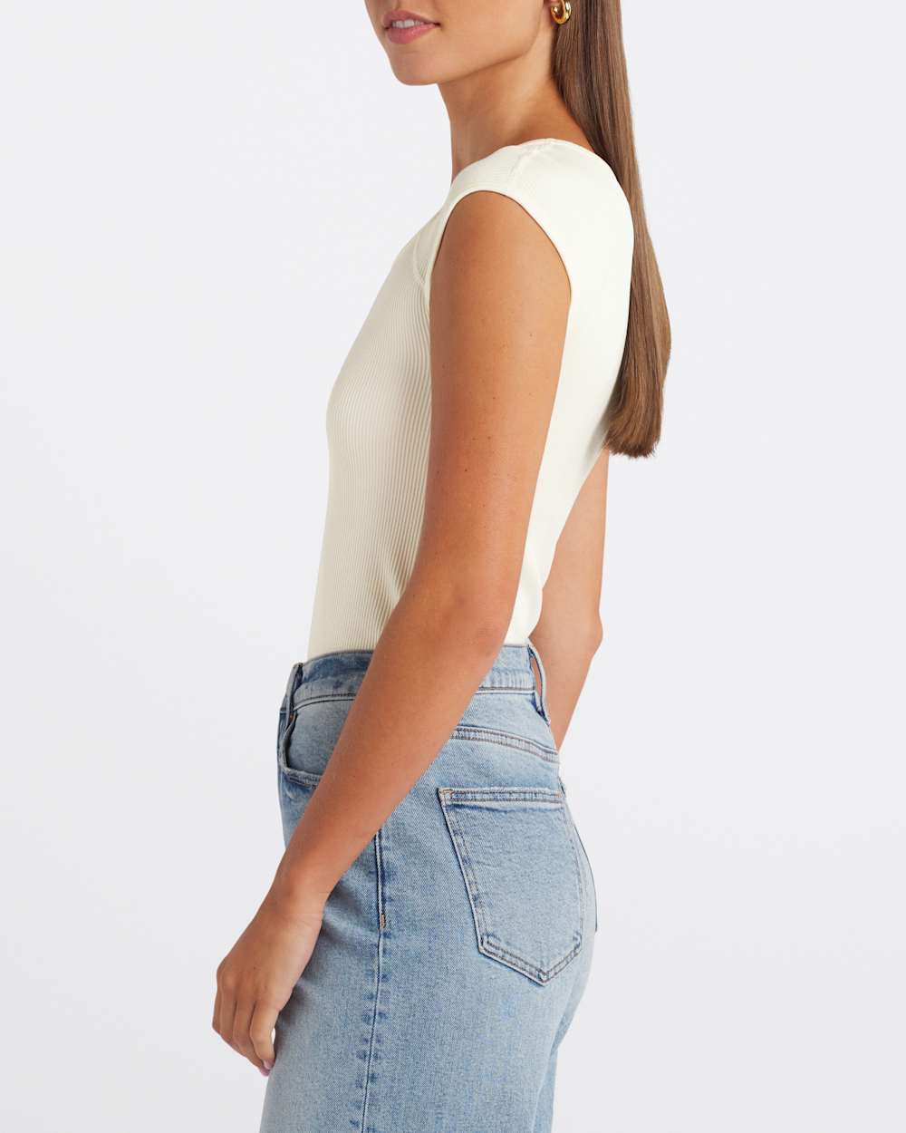 Loamie Square Neck Knit Top