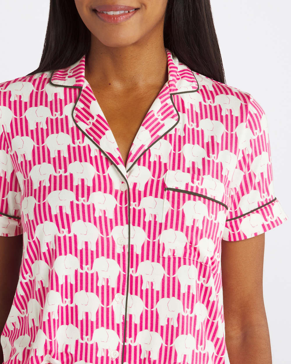 Alex Sleep & Lounge Short Sleeve Top And Short PJ Set