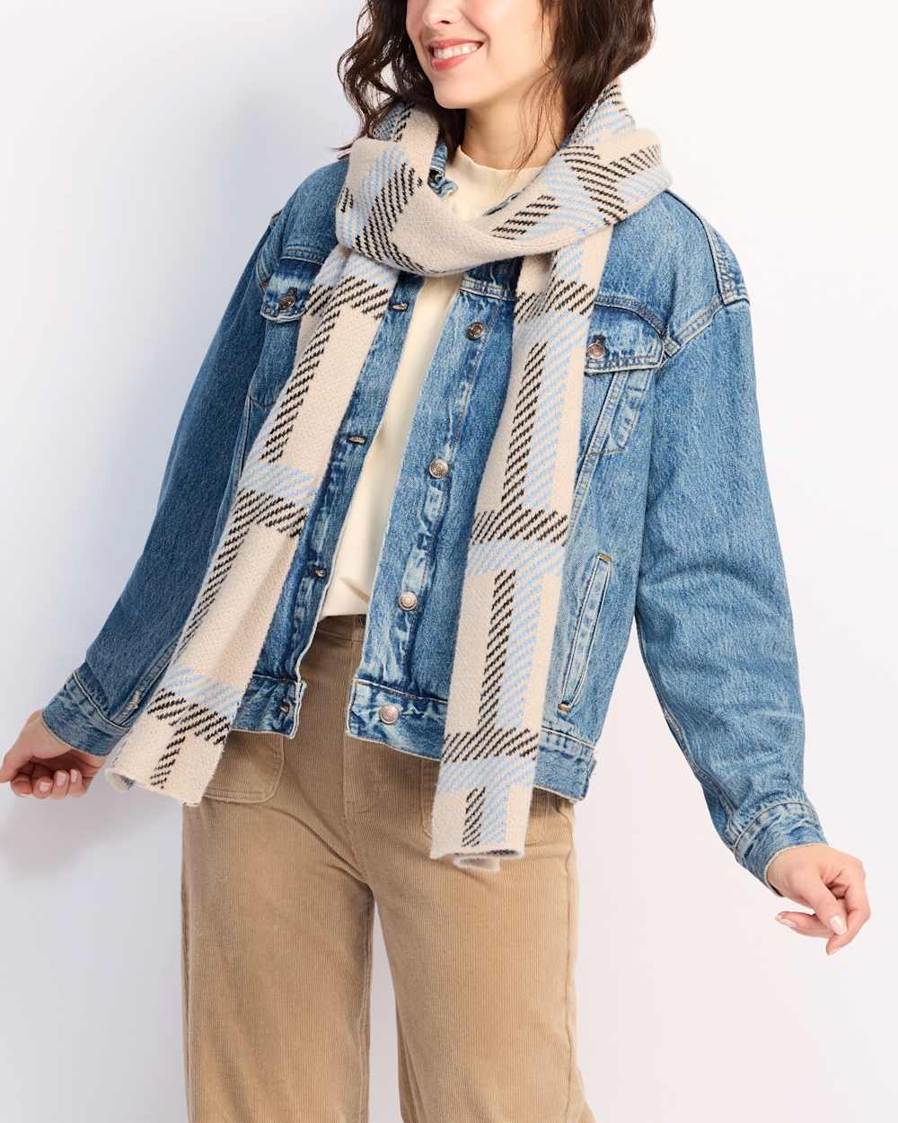 Mary Oblong Sweater Knit Scarf