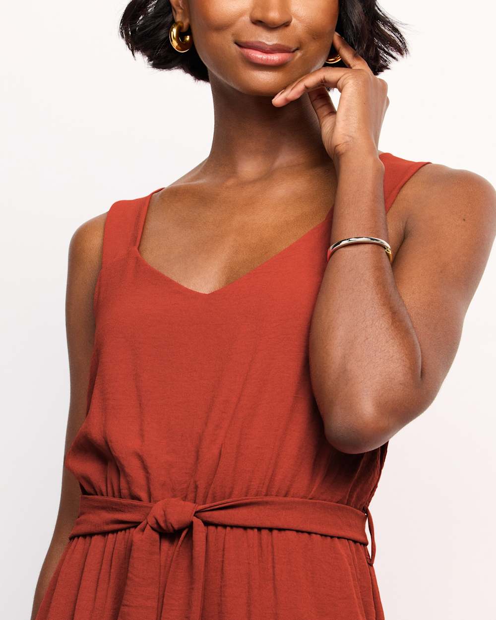 Foster Tie-Waist Jumpsuit