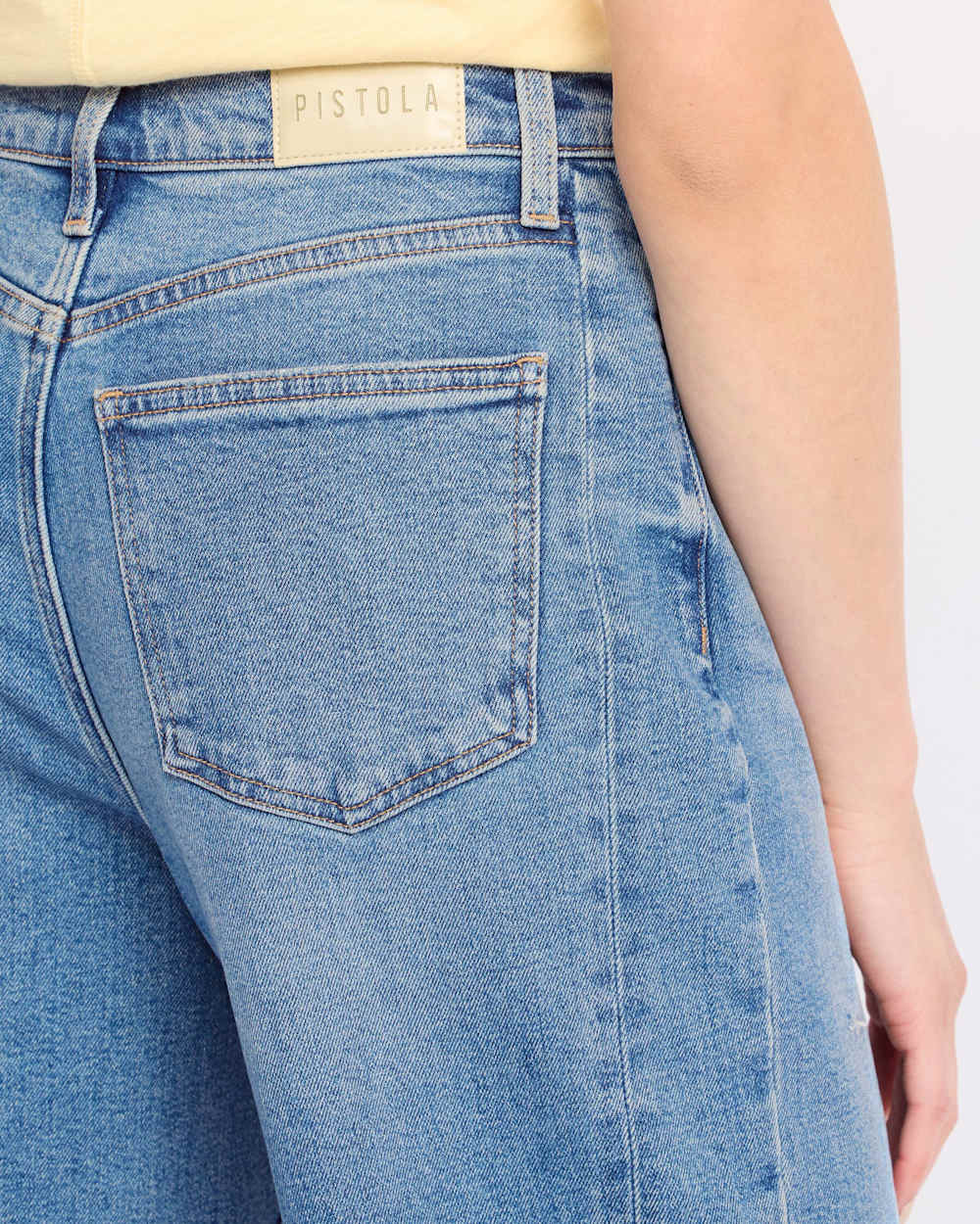 Eli Rigid High Rise Arched Leg Jean