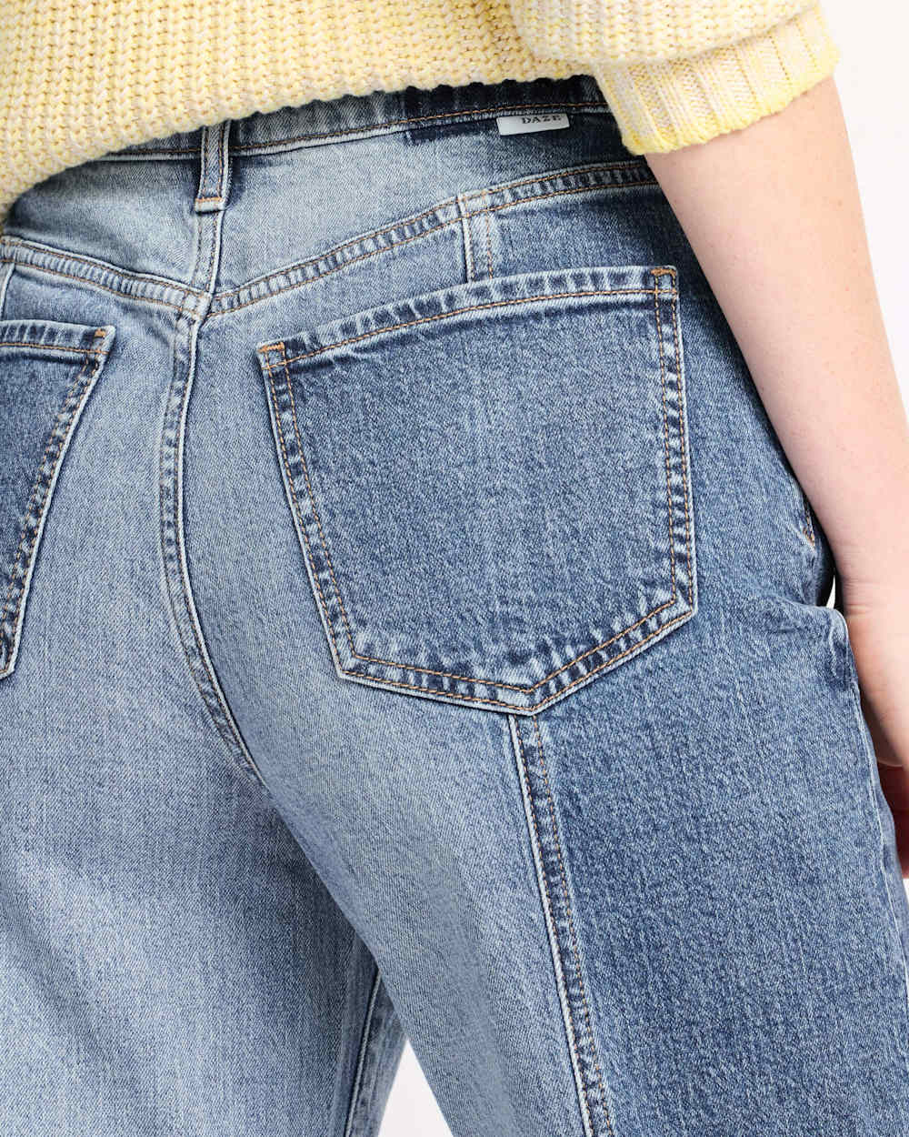 Sundaze Crop High Rise Vintage Straight Crop Jean