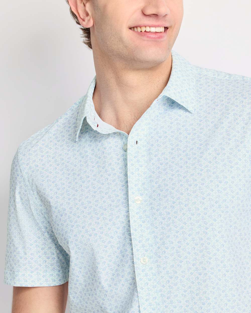 Edmond Geo Print SS Journey Shirt