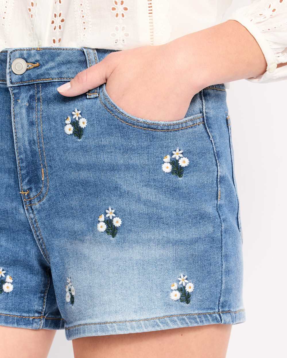 Embroidered Short