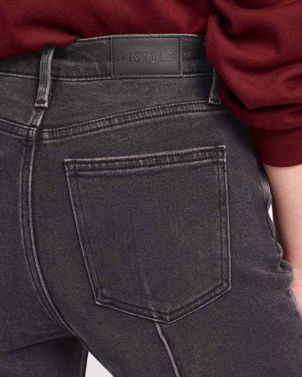 Lennon Pintuck High Rise Crop Boot Jean