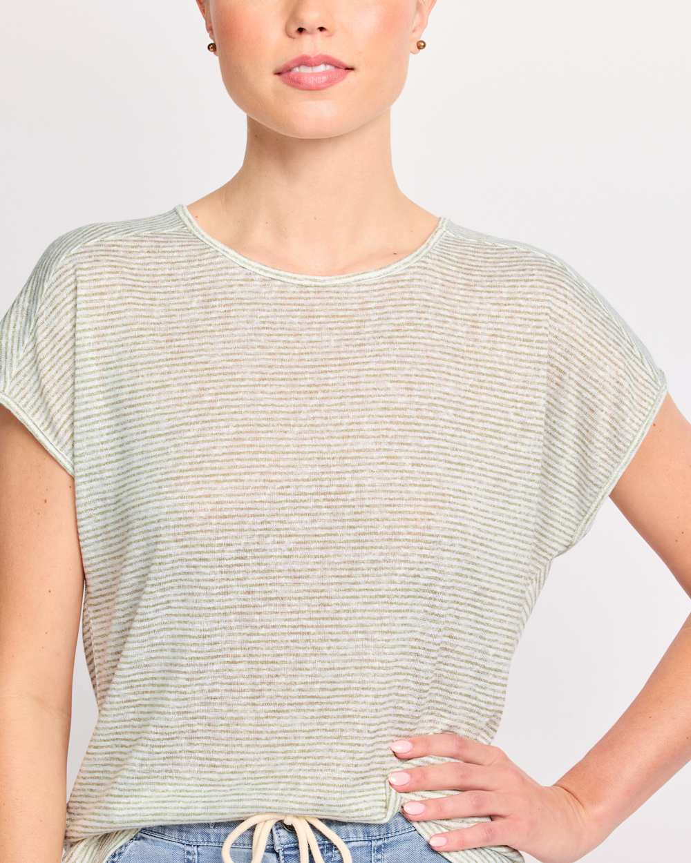 Aiko Relaxed Stripe Tee