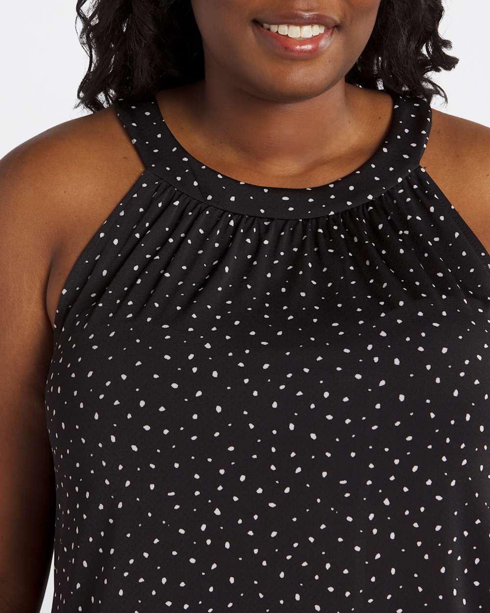 Halter Neck Knit Top