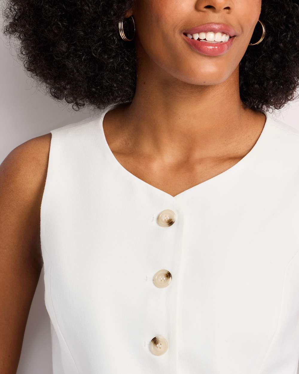 Tiera Lightweight Button Down Vest