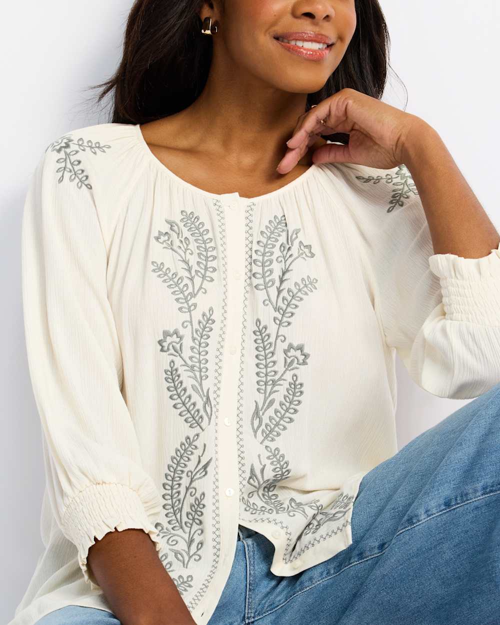 Jianna Embroidered Blouse