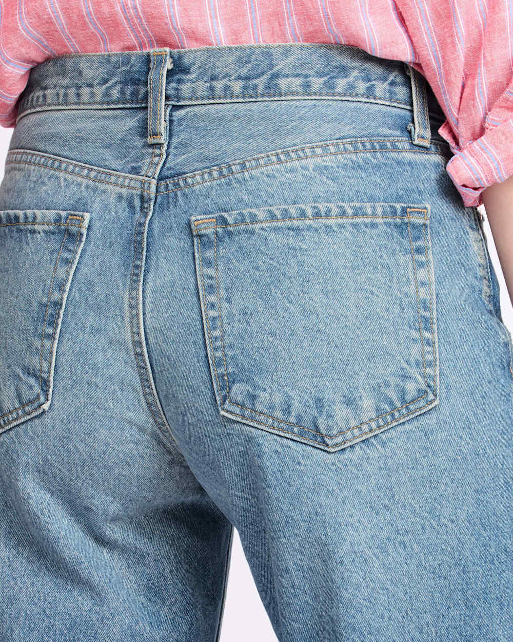 Relaxed Rigid Straight Jean