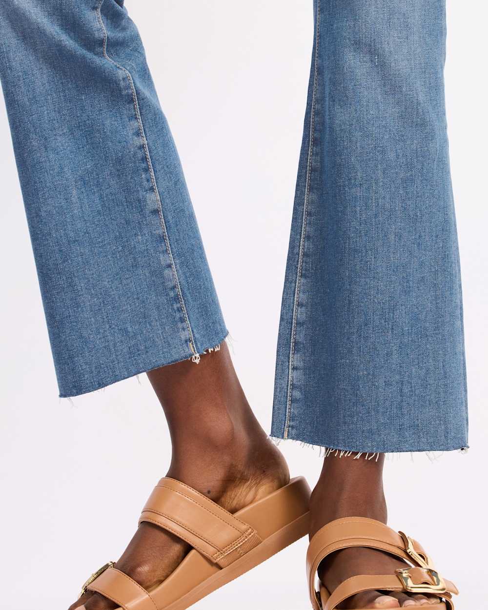 Bridget Boot: high rise instasculpt crop Jean