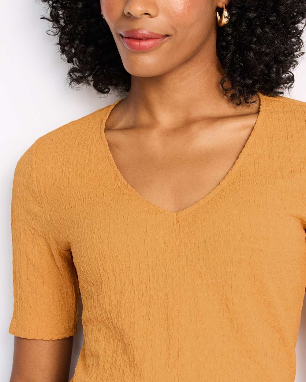 Textured Knit Tee