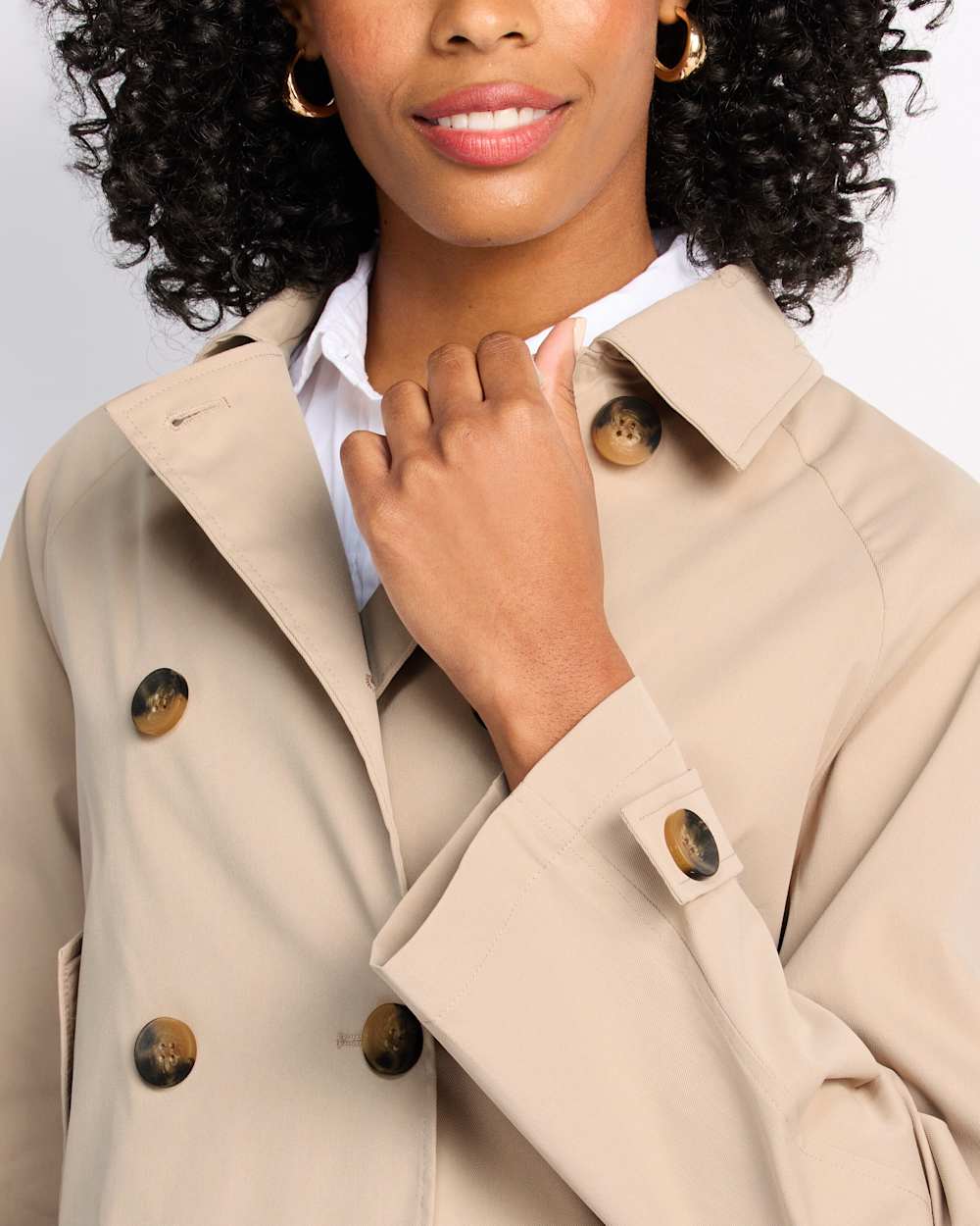 April Life Short Trenchcoat