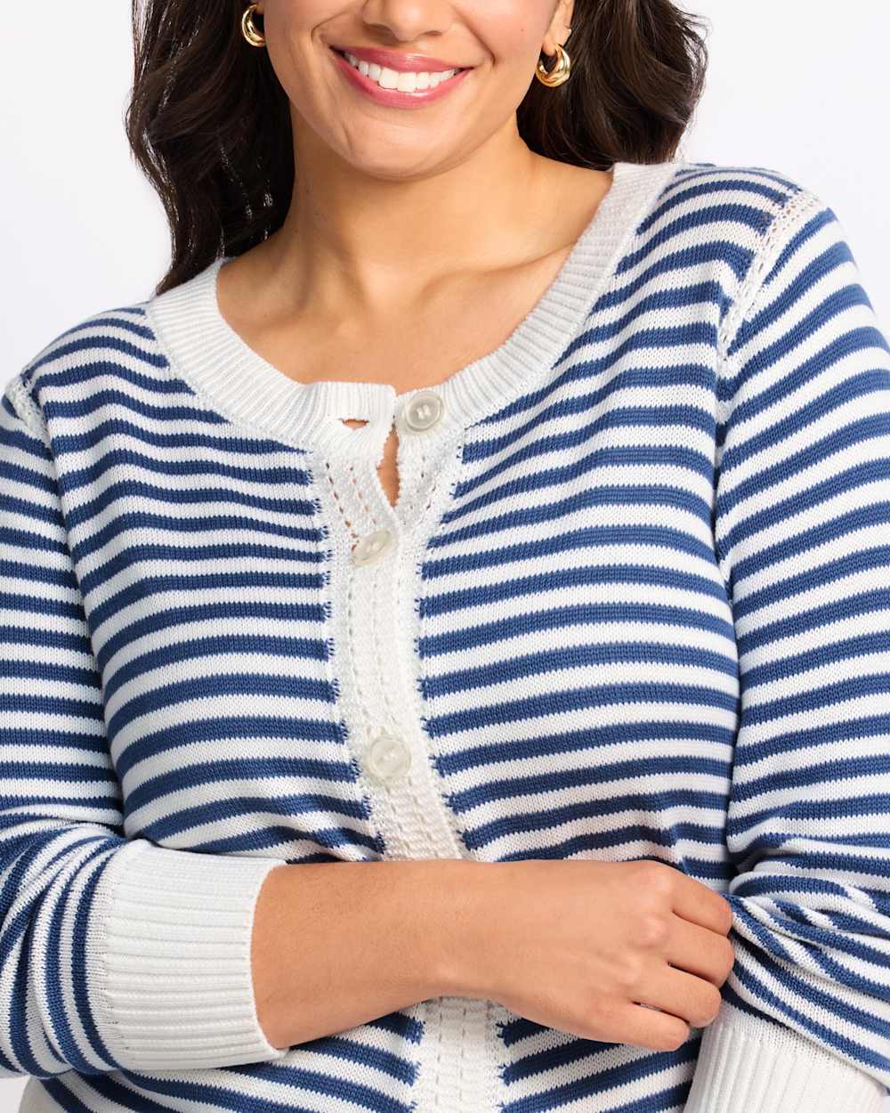 Lattice Detail Cardigan