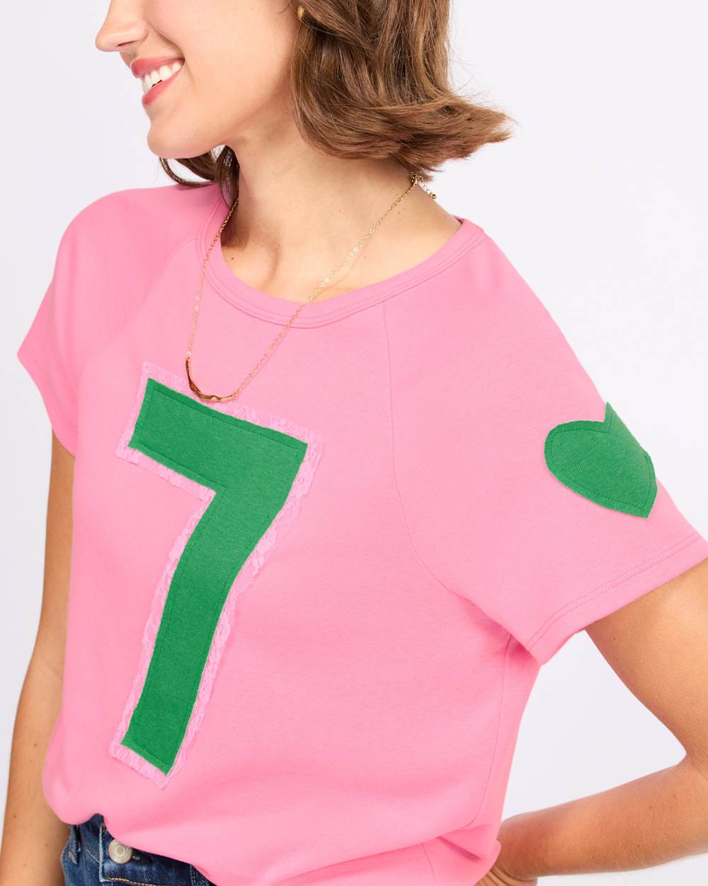 Lace Applique Graphic Tee