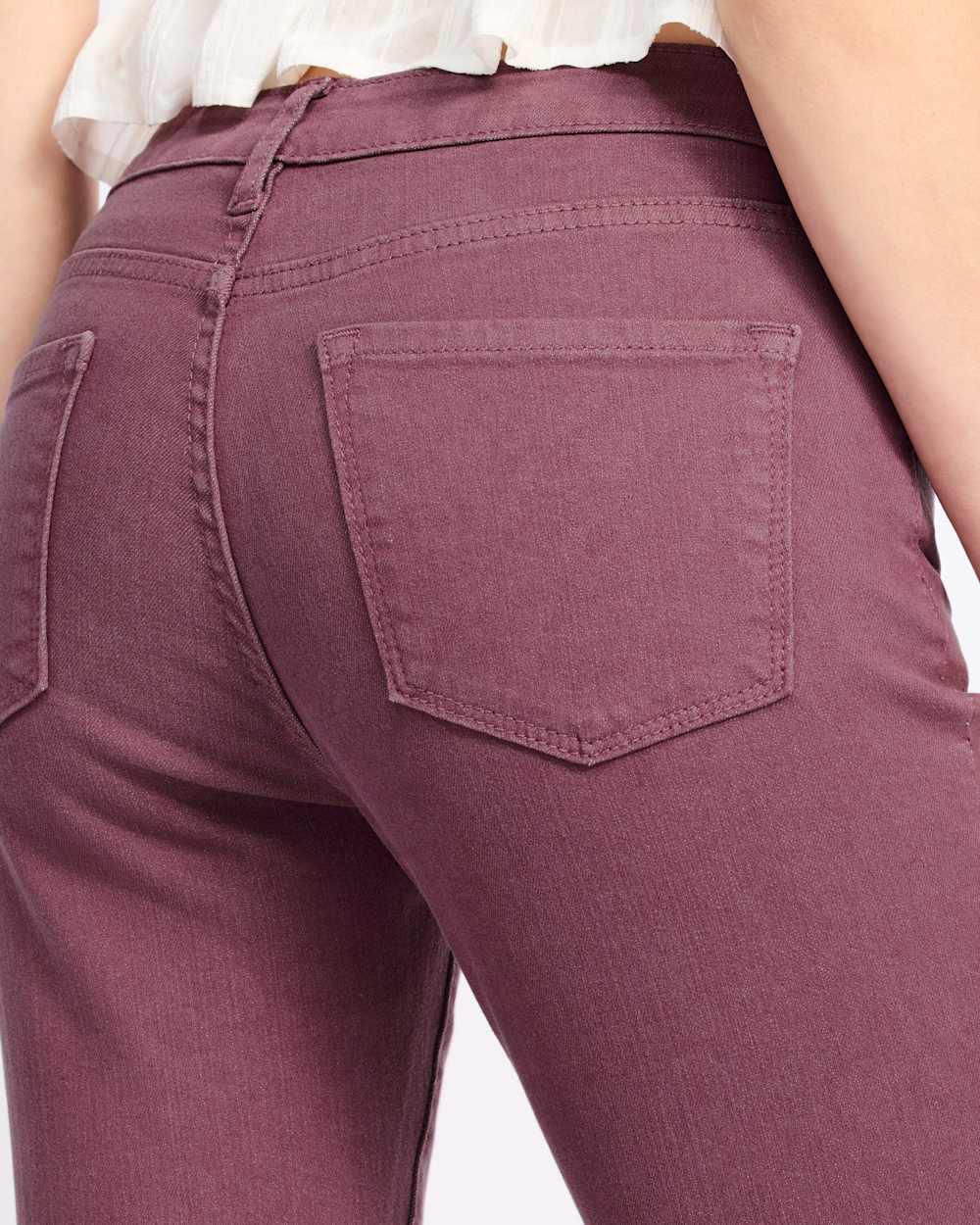 Mid Rise Scissor Cut Skinny Jean