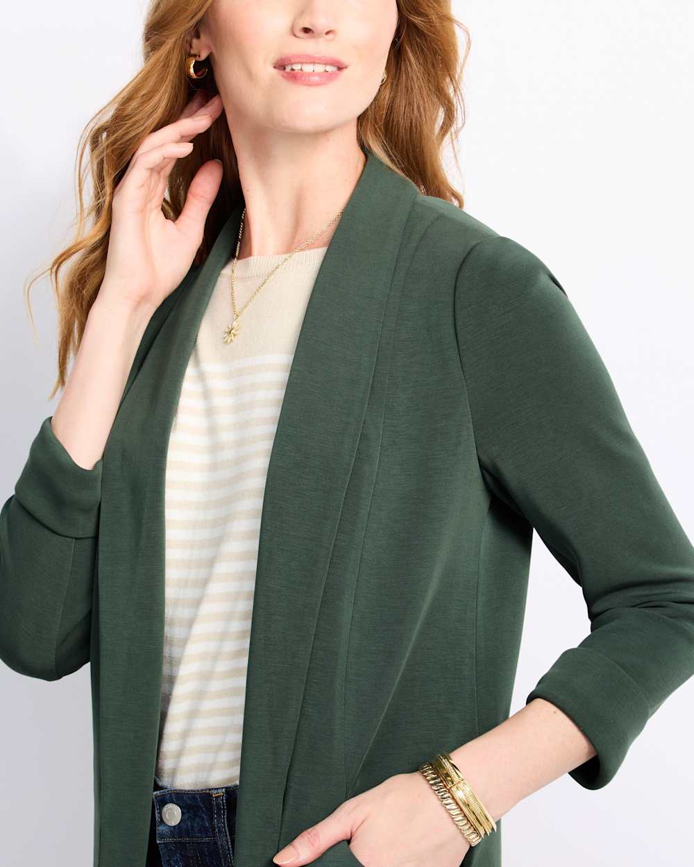 Soft Tunic Blazer