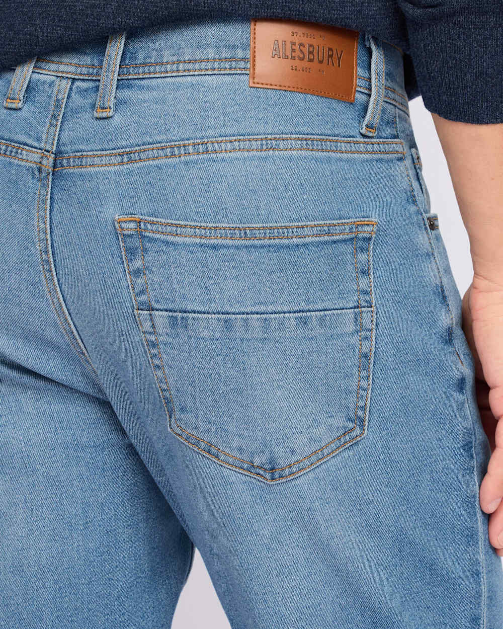 Authentic Stretch Straight Fit Jeans