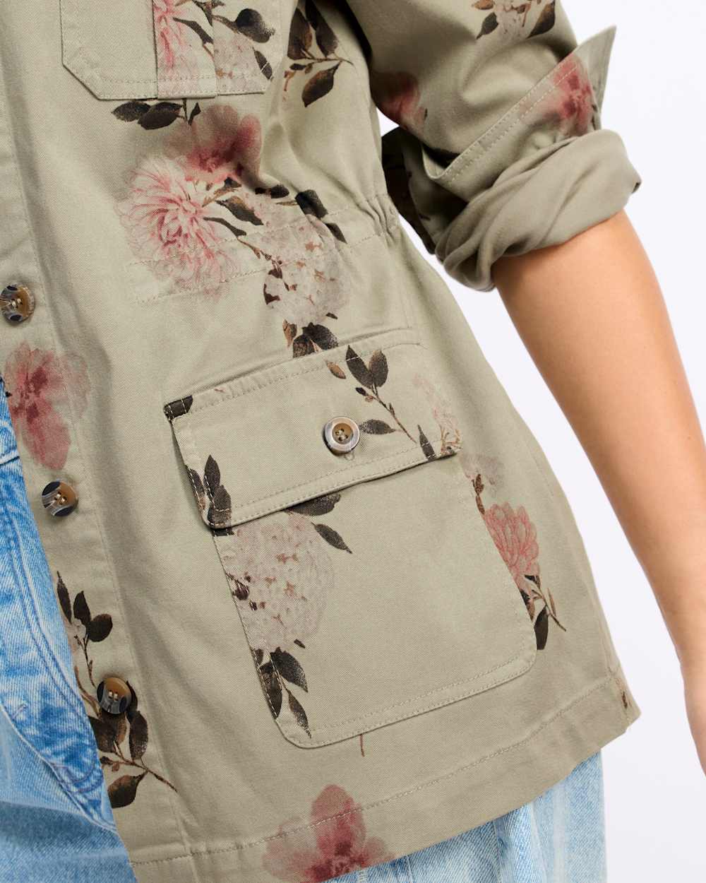 Printed Cargo Jacket