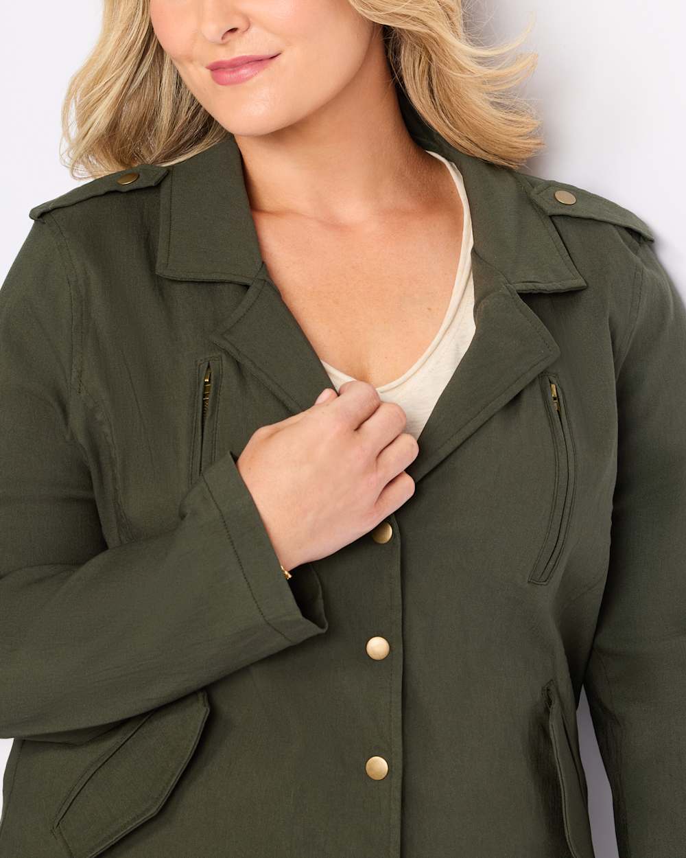 Collared Cargo Jacket
